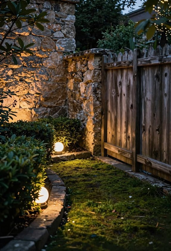 7 Garden Lighting Ideas to Transform Your Outdoor Space 3 graze wall textures with light