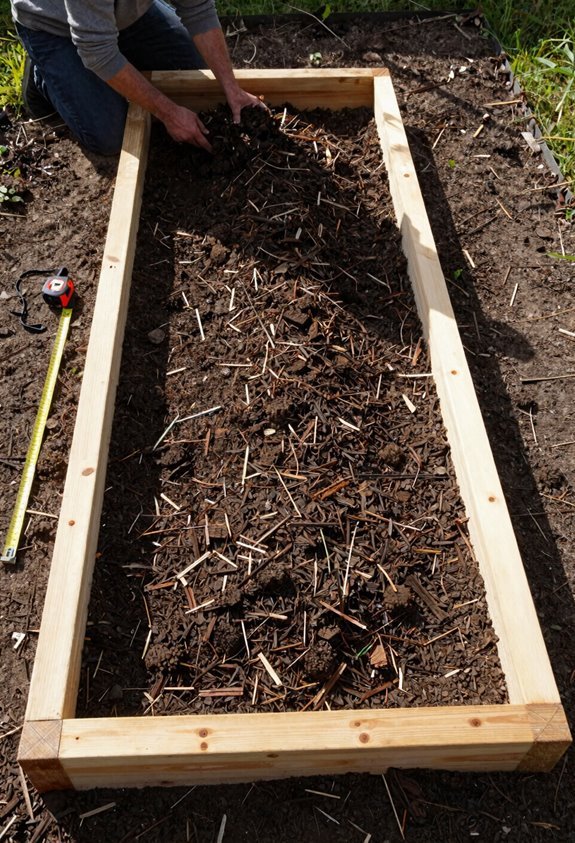 How Do I Start a Home Garden in 7 Simple Steps 4 grounded raised bed construction plan