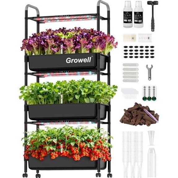 15 Best Hydroponic Tower Gardens for 2026 14 growell 81 pod hydroponics kit