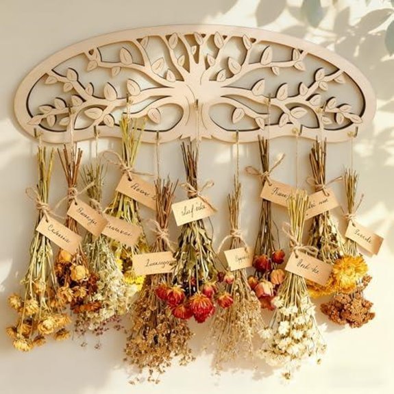 10 Best Hanging Herbs for 2026 (Grow Up, Not Out) 9 hanging herb drying rack