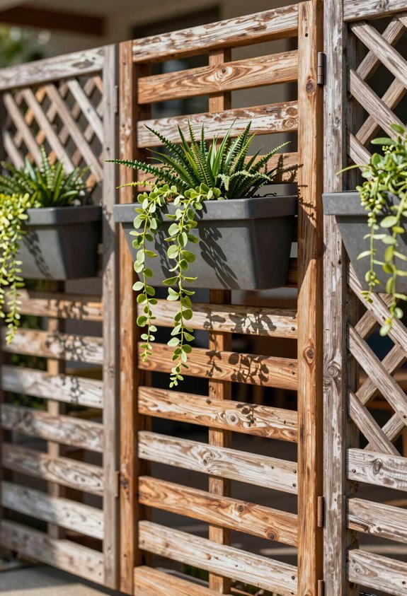 hanging planters for privacy