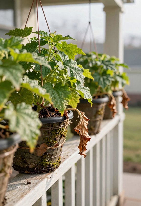 hardening off hanging baskets strategy