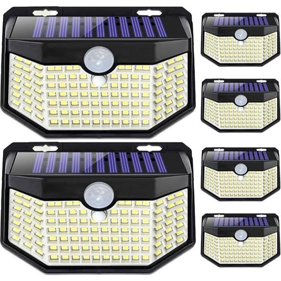 5 Best Solar Fence Lights for 2026 3 hmcity 120 led solar