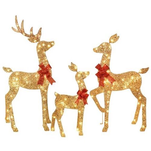 15 Best Christmas Lawn Decorations for 2026 9 hoyechi 2d lighted set