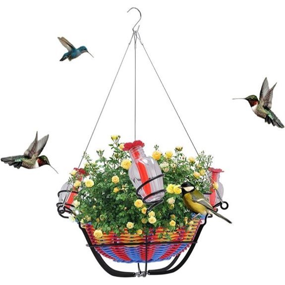 15 Best Hanging Baskets for Hummingbirds in 2026 1 hummingbird feeder with basket