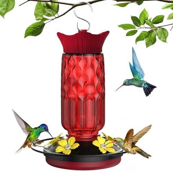 15 Best Hanging Baskets for Hummingbirds in 2026 9 hummingbird feeder with moat