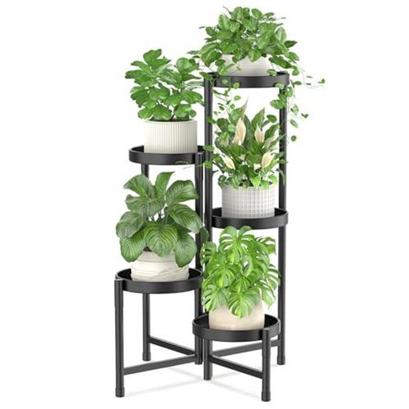 10 Best Indoor Plant Stands for 2026 5 idavosic ly 5 tier plant stand