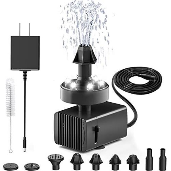 jutai 12v led fountain