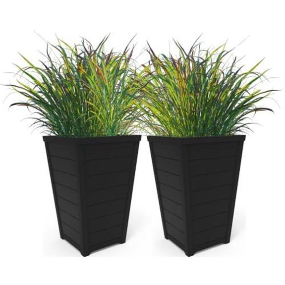 10 Best Frost Proof Pots for 2026 (Year-Round Gardening) 2 keter 22 inch planters graphite