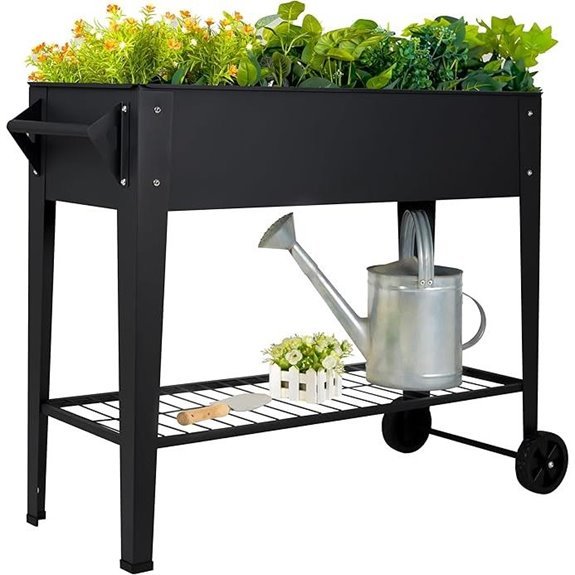 7 Best Herb Garden Containers for 2026 (Grow Like a Pro) 4 leetolla 32 raised bed wheels