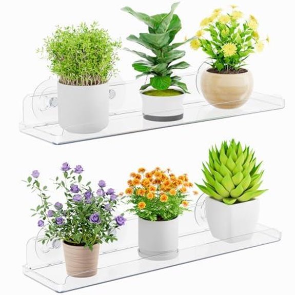15 Best Window Planters for 2026 13 lifewit acrylic suction shelves