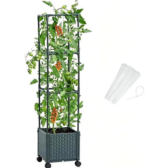 5 Best Tomato Planters for 2026 (Grow Like a Pro) 3 linex raised bed with trellis
