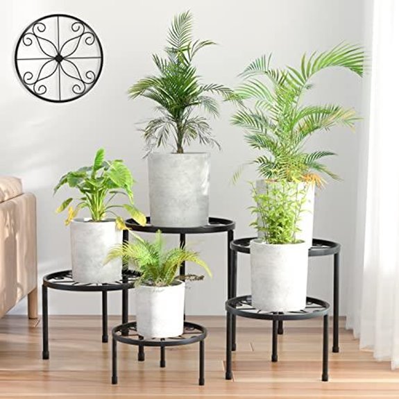10 Best Indoor Plant Stands for 2026 6 linpla 5 pack plant stands