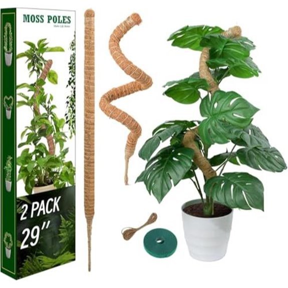 10 Best Poles for Monstera Deliciosa in 2026 4 lvesunny moss poles 2 pack
