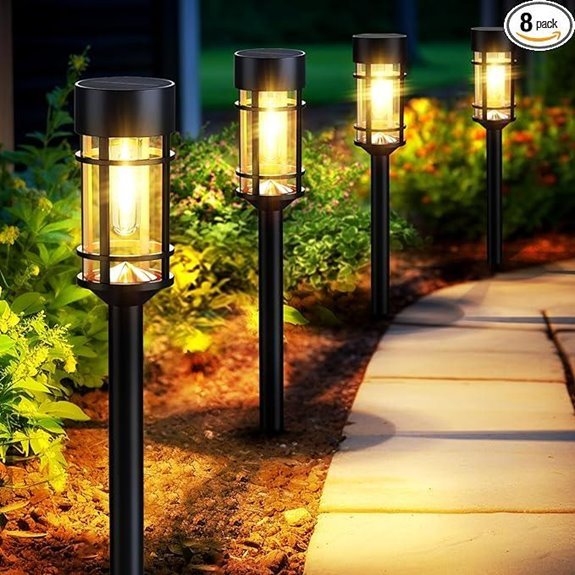mancra 8 pack solar lights