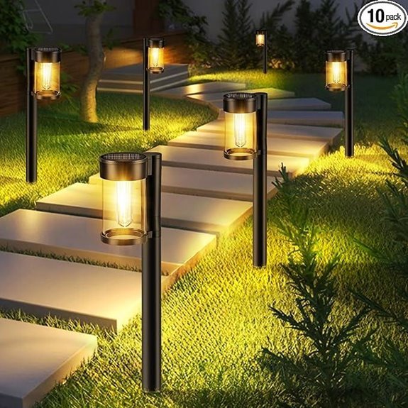 10 Best Path Lights for 2026 (Light Up Your Walkway) 5 mancra solar pathway lights 10