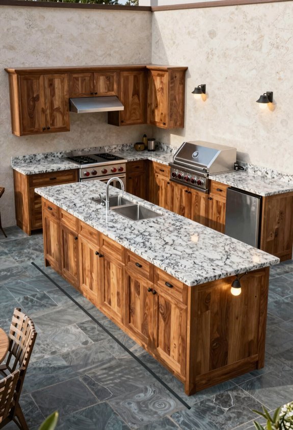 How to Design an Outdoor Kitchen in 7 Steps 2 match island to space layouts