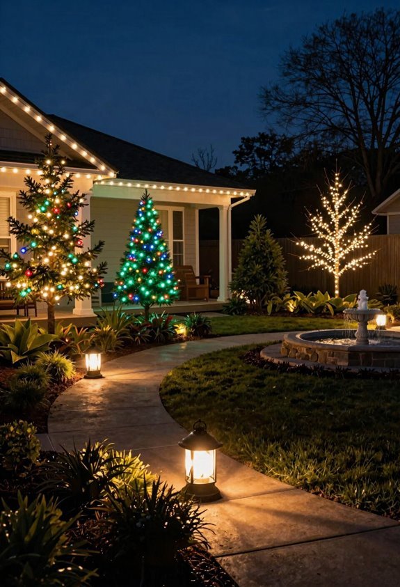 7 Outdoor Xmas Lighting Ideas to Transform Your Yard 1 measure rooflines power measurements