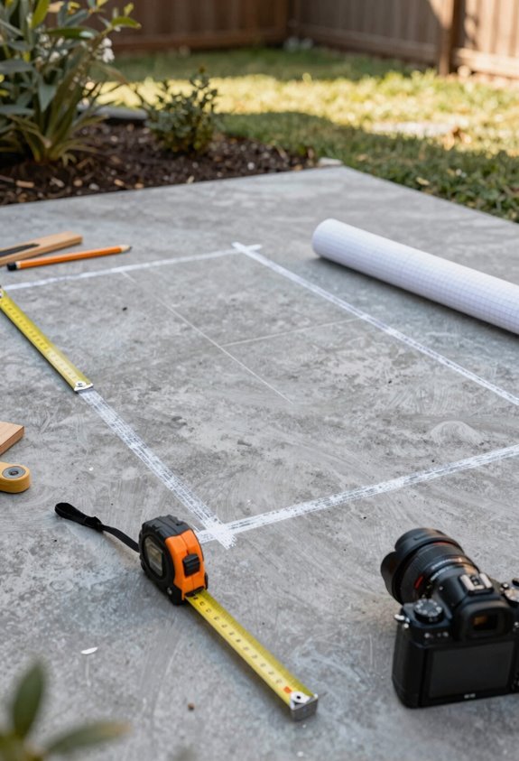 How to Design Patio Layout – A Step-by-Step Guide for Beginners 2 measure sketch plan test