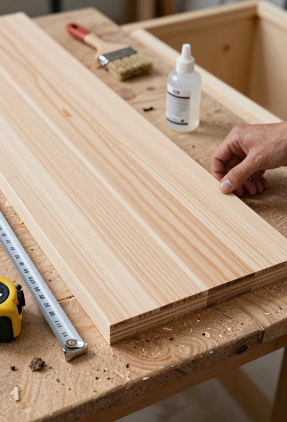 10 Steps to Build Raised Flower Beds Yourself 5 measuring mitering sealing exterior lumber