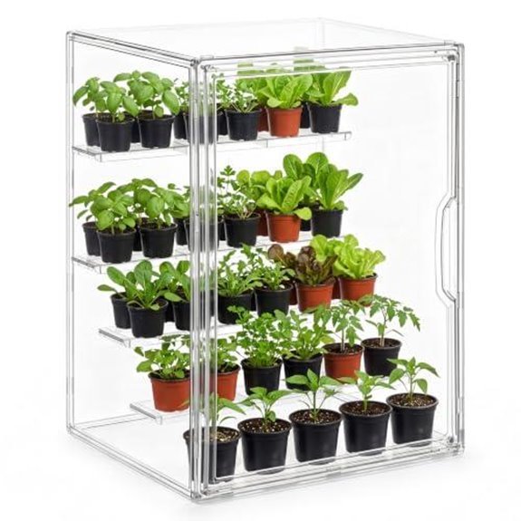 10 Best Small Greenhouses for 2026 (Grow Year-Round) 7 mifoci 4 tier indoor greenhouse