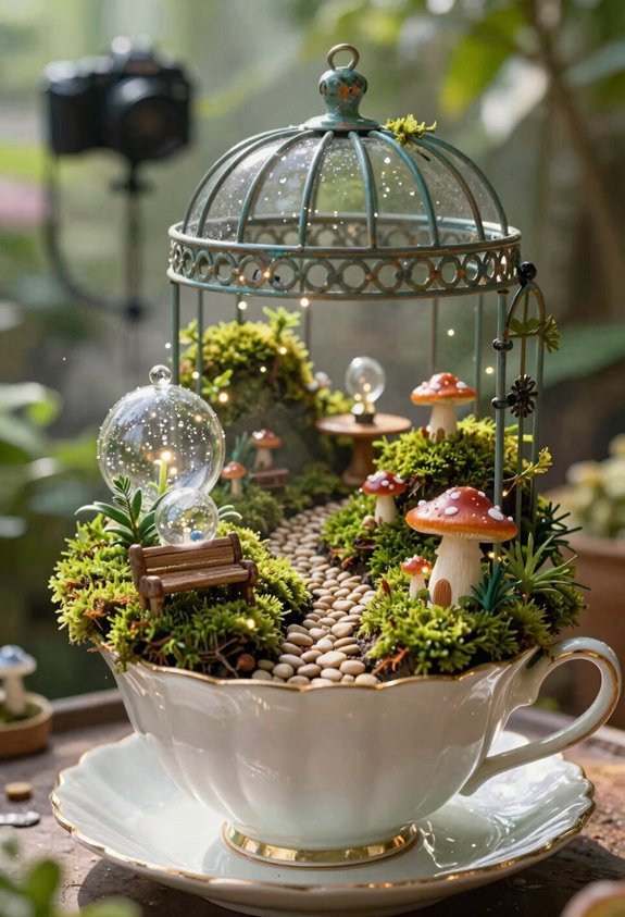 5 Creative Fairy Garden Container Ideas for Magical Miniature Worlds 4 miniature indoor magic in containers