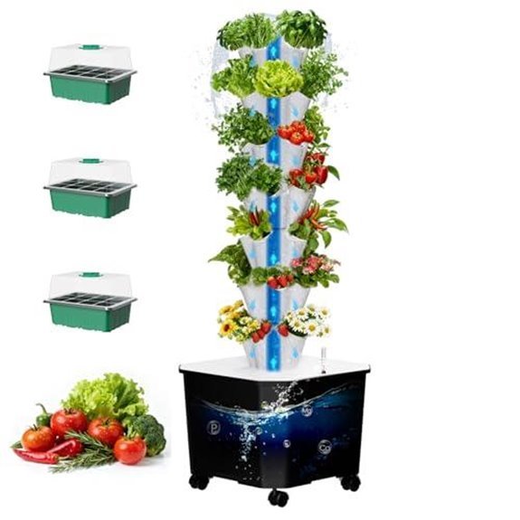15 Best Hydroponic Tower Gardens for 2026 4 mqhuayu vertical hydroponic tower
