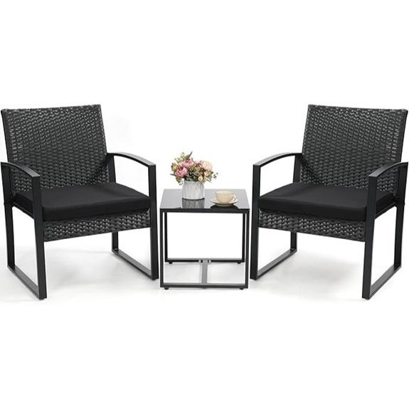 11 Best Patio Table and Chairs for 2026 9 murago wicker bistro set