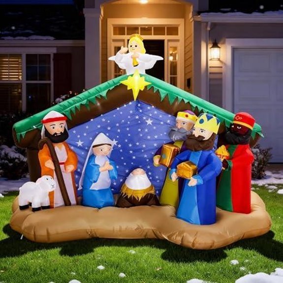 7 Best Outdoor Nativity Scenes for 2026 4 nativity scene inflatables outdoor