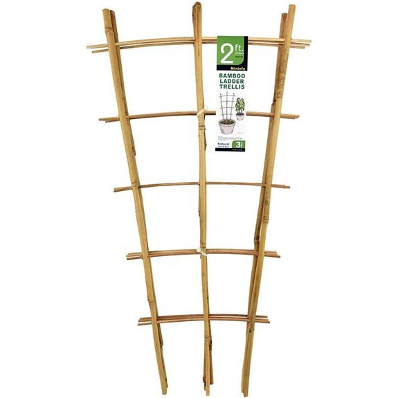 natural bamboo trellis 24 3 pack