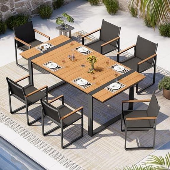 oasbira 7 piece patio set