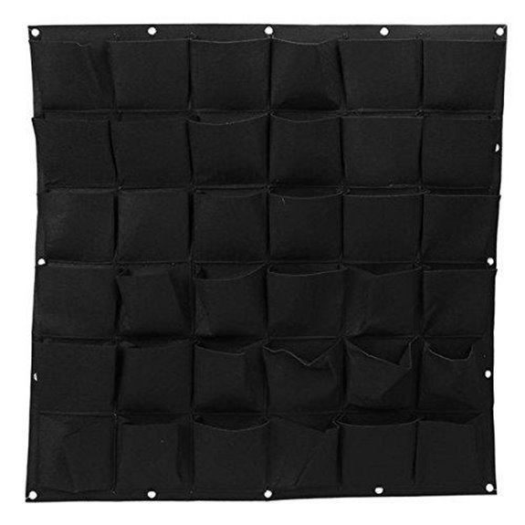 7 Best Vertical Wall Planters for 2026 (Go Green Up High) 2 ogrmar 36 pockets planter vertical wall garden black