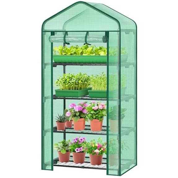 10 Best Small Greenhouses for 2026 (Grow Year-Round) 4 ohuhu 4 tier mini greenhouse