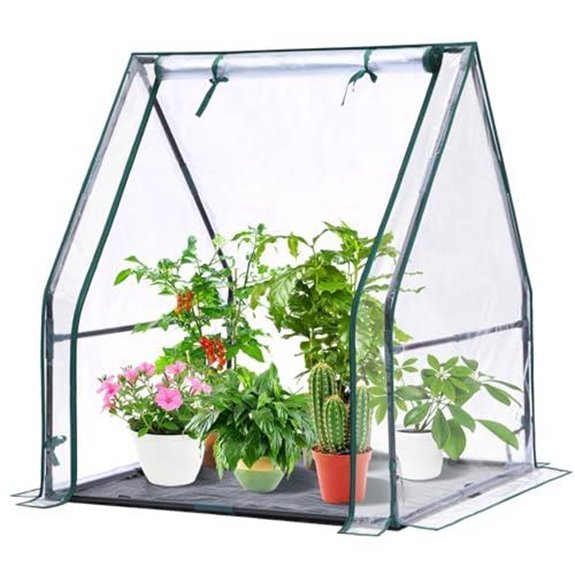 ohuhu mini greenhouse dimensions include pad