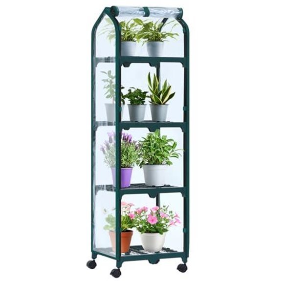 10 Best Small Greenhouses for 2026 (Grow Year-Round) 5 ohuhu mini greenhouse wheels
