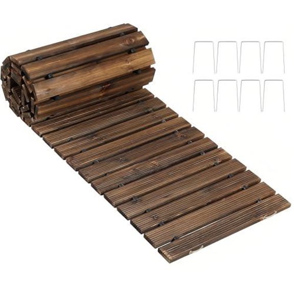 10 Best Walkways Between Garden Beds for 2026 9 oihya wooden garden pathway