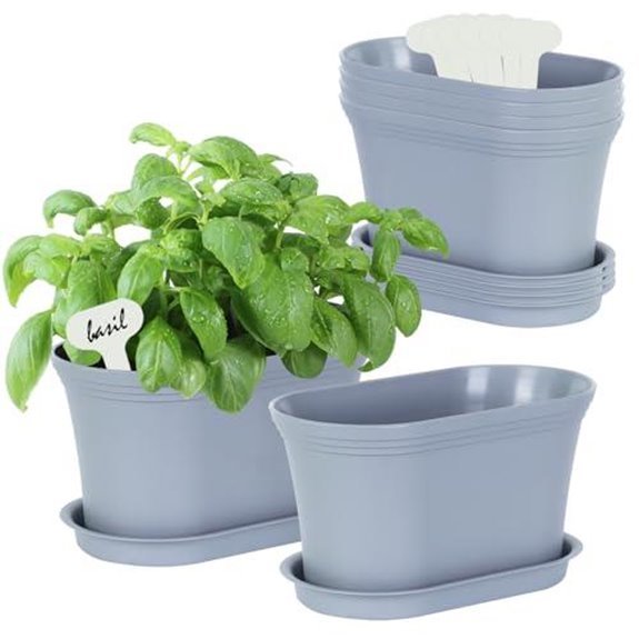 7 Best Herb Garden Containers for 2026 (Grow Like a Pro) 5 oliz 6 pack windowsill planters