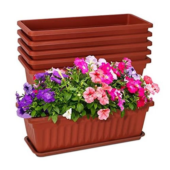 10 Best Flower Boxes for 2026 (Transform Your Space) 4 osmofuze 6 pack window planters