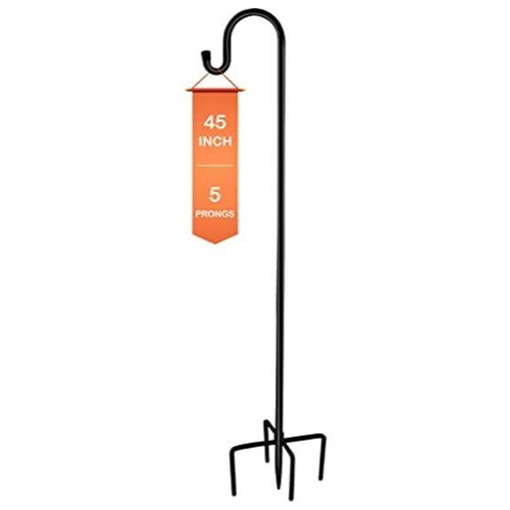 15 Best Hanging Baskets for Hummingbirds in 2026 6 ottsuls 45 heavy duty shepherds hook