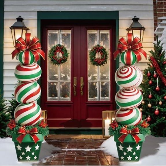 15 Best Christmas Lawn Decorations for 2026 12 outdoor candy christmas stake signs