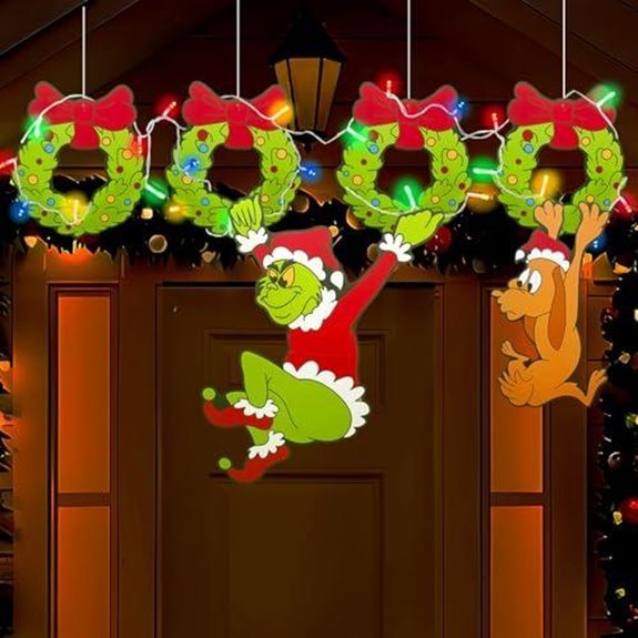 5 Best Christmas Yard Decorations for 2026 5 outdoor christmas led fence lights 6 pack