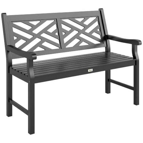 outsunny wooden garden bench