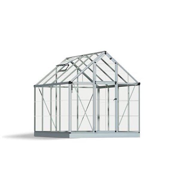 palram greenhouse kit details 6x8 green silver