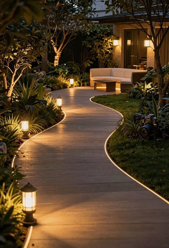 7 Garden Lighting Ideas to Transform Your Outdoor Space 1 pathway lighting for safe welcoming evenings