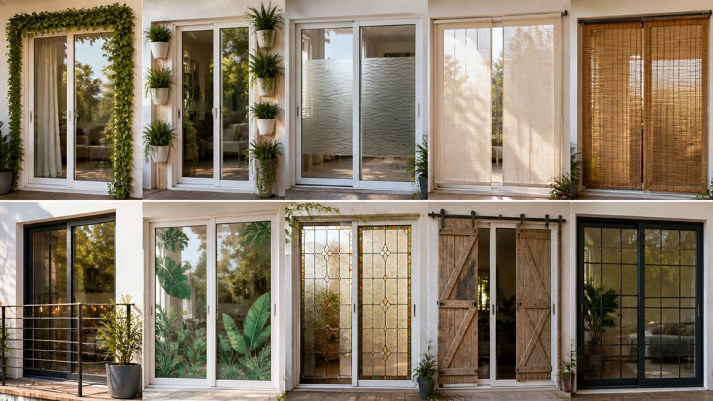patio doors transformed beautifully outdoors