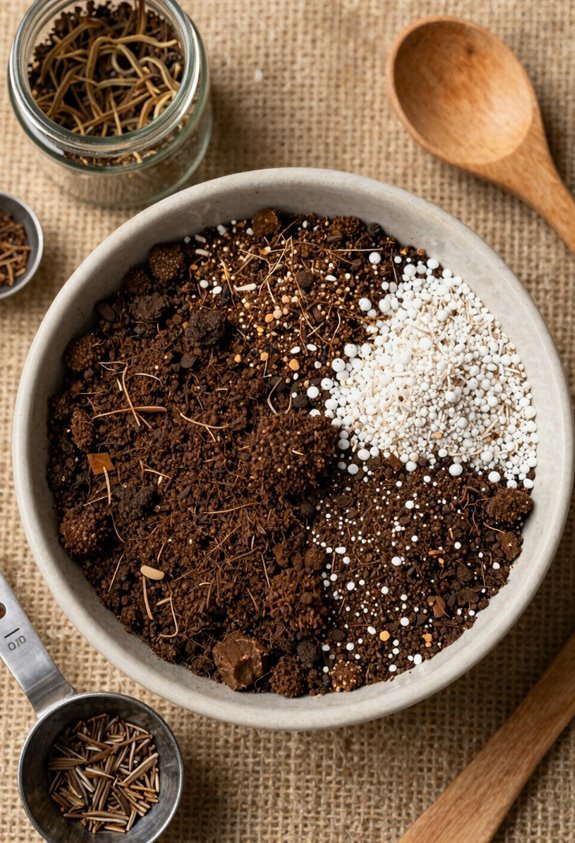 peat perlite compost base