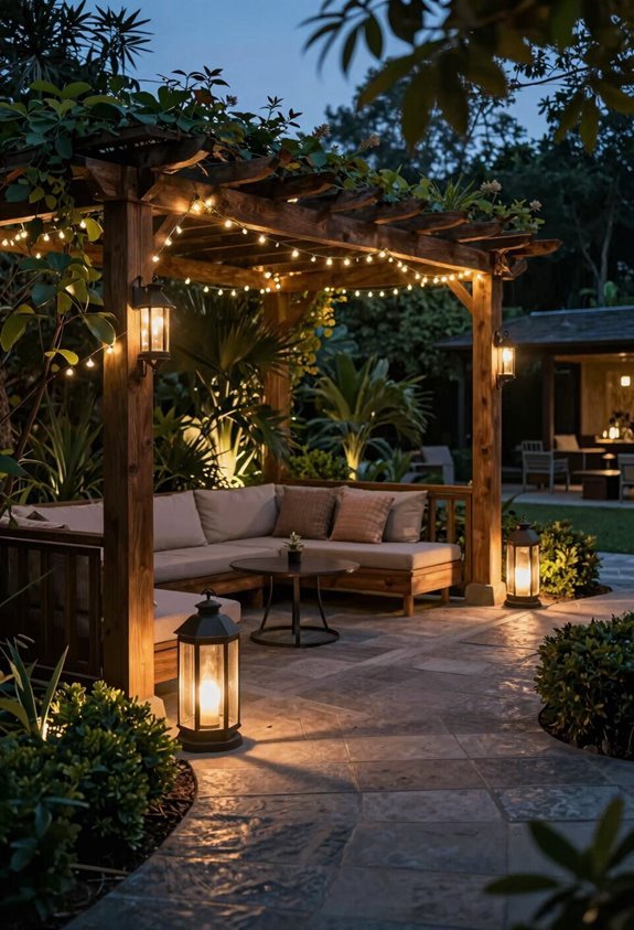 7 Garden Lighting Ideas to Transform Your Outdoor Space 5 pergolas and patios lighting harmony