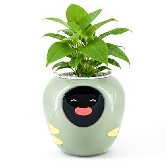 7 Best Smart Planters for 2026 (Grow Smarter, Not Harder) 4 plantbot ai flower pot green