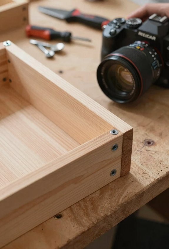 How to Build Garden Containers: A Step-by-Step Guide 3 pocket holes cedar frame assembled