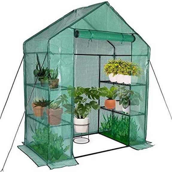 10 Best Small Greenhouses for 2026 (Grow Year-Round) 10 portable walk in greenhouse 56x30x76